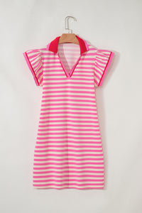 Laken Pink Stripe Dress