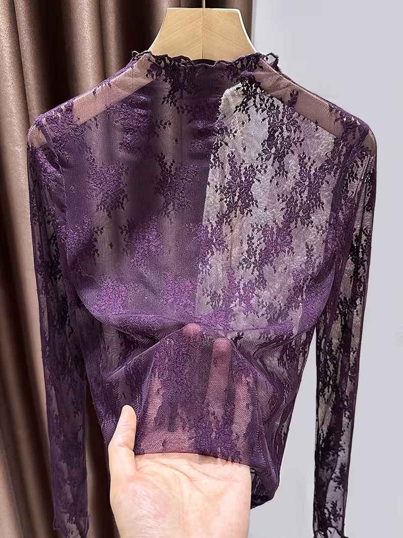 Layered In Love Lace Top
