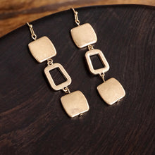 Leslie Boho Square Dangle Earrings