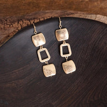 Leslie Boho Square Dangle Earrings