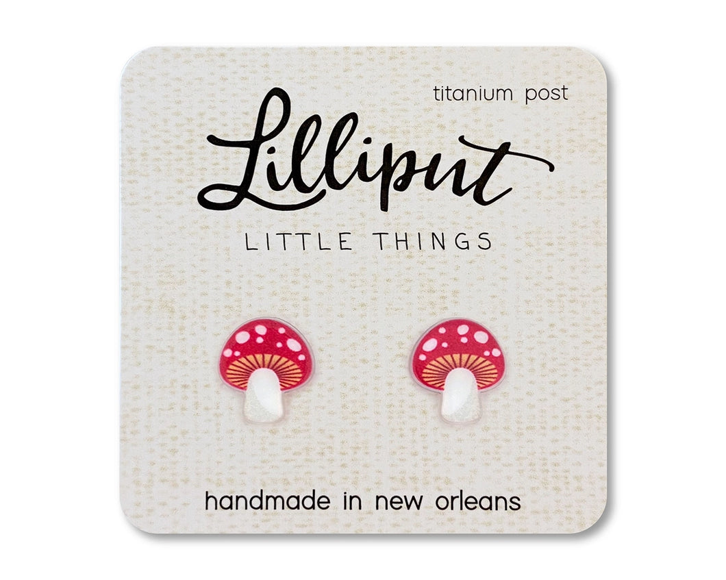 Lilliput Mushroom Earrings