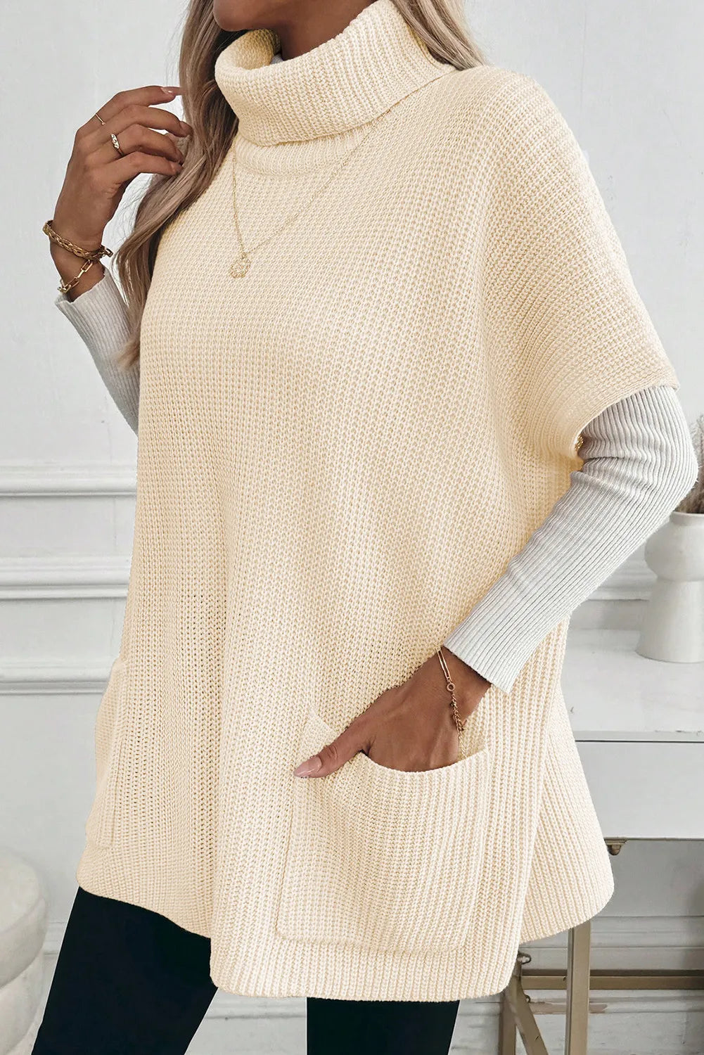 Lilla Grace Tunic Sweater With Pockets