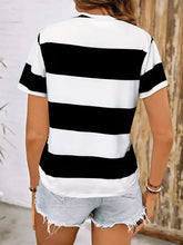 Lily James Striped Tee