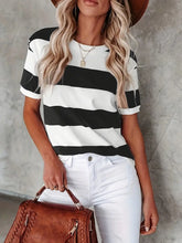 Lily James Striped Tee