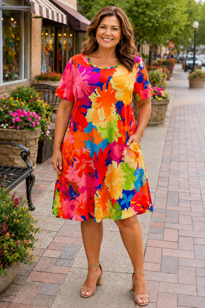 Lily Dress in Curvy