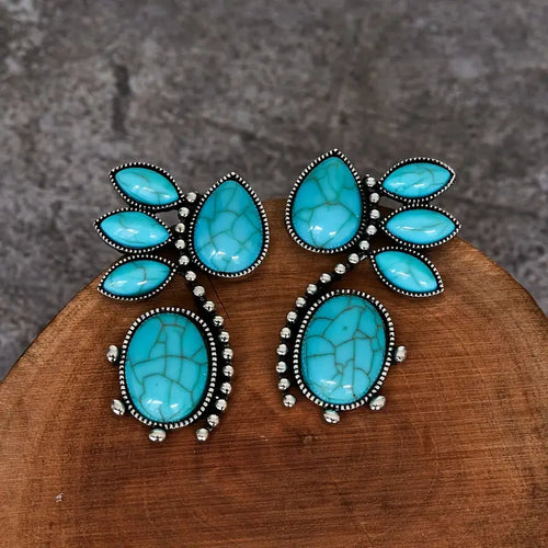 Look At Me Turquoise Earrings