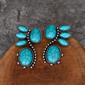 Look At Me Turquoise Earrings