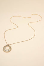 Lone Bubble Layered Ring Necklace