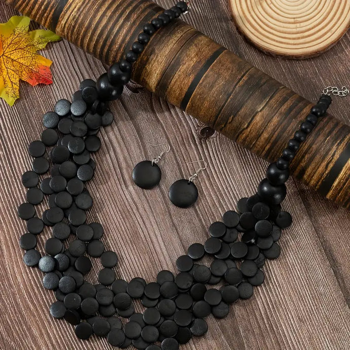 Look At You Wooden Necklace