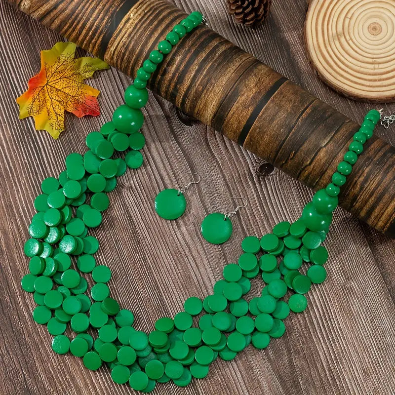 Look At You Wooden Necklace