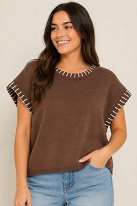 Lovie Stitched Sweater
