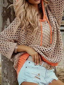 Lucky To Have You Crochet Sweater in Curvy