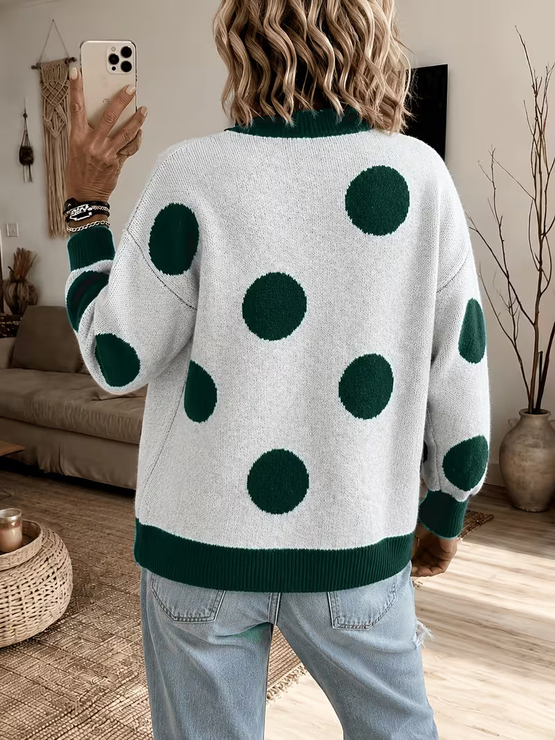 Lucky Little Dots Sweater Curvy