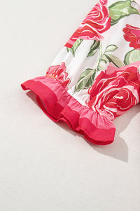 Margaret Floral Print Blouse Curvy