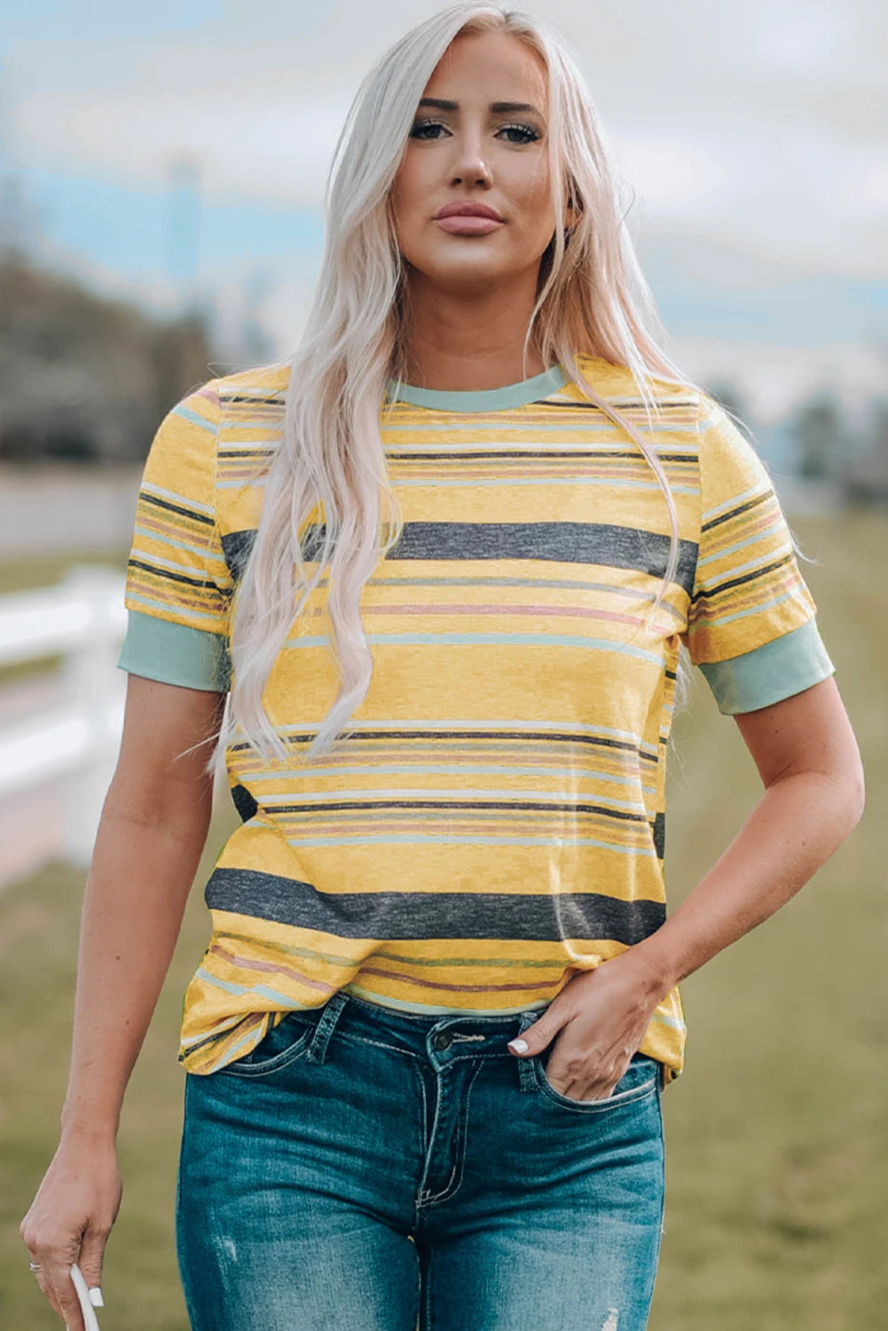Millie Striped Tee