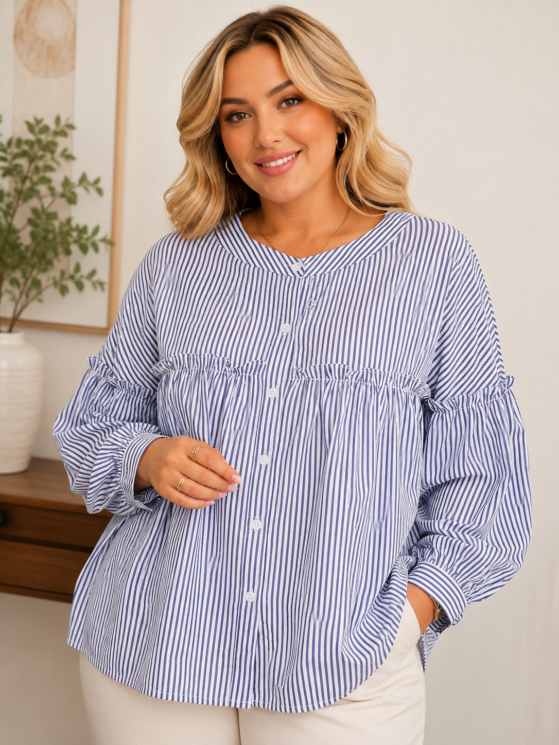 Millie Striped Blouse