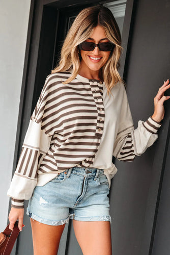 Missie Patchwork Oversized Top