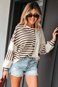 Missie Patchwork Oversized Top