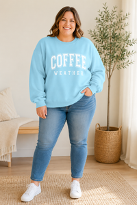 Morning Brew Sweatshirt in Curvy