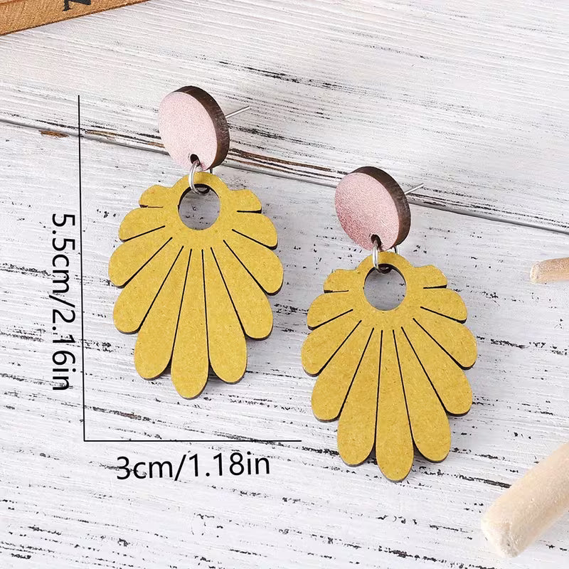 Mustard Meadow Earrings