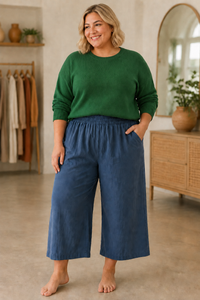 Nantucket Navy Pants in Curvy