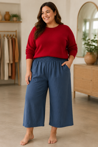 Nantucket Navy Pants in Curvy