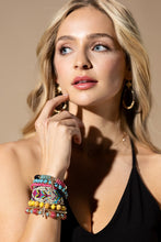 Neve Scarlett Stretch Bracelet with Charms