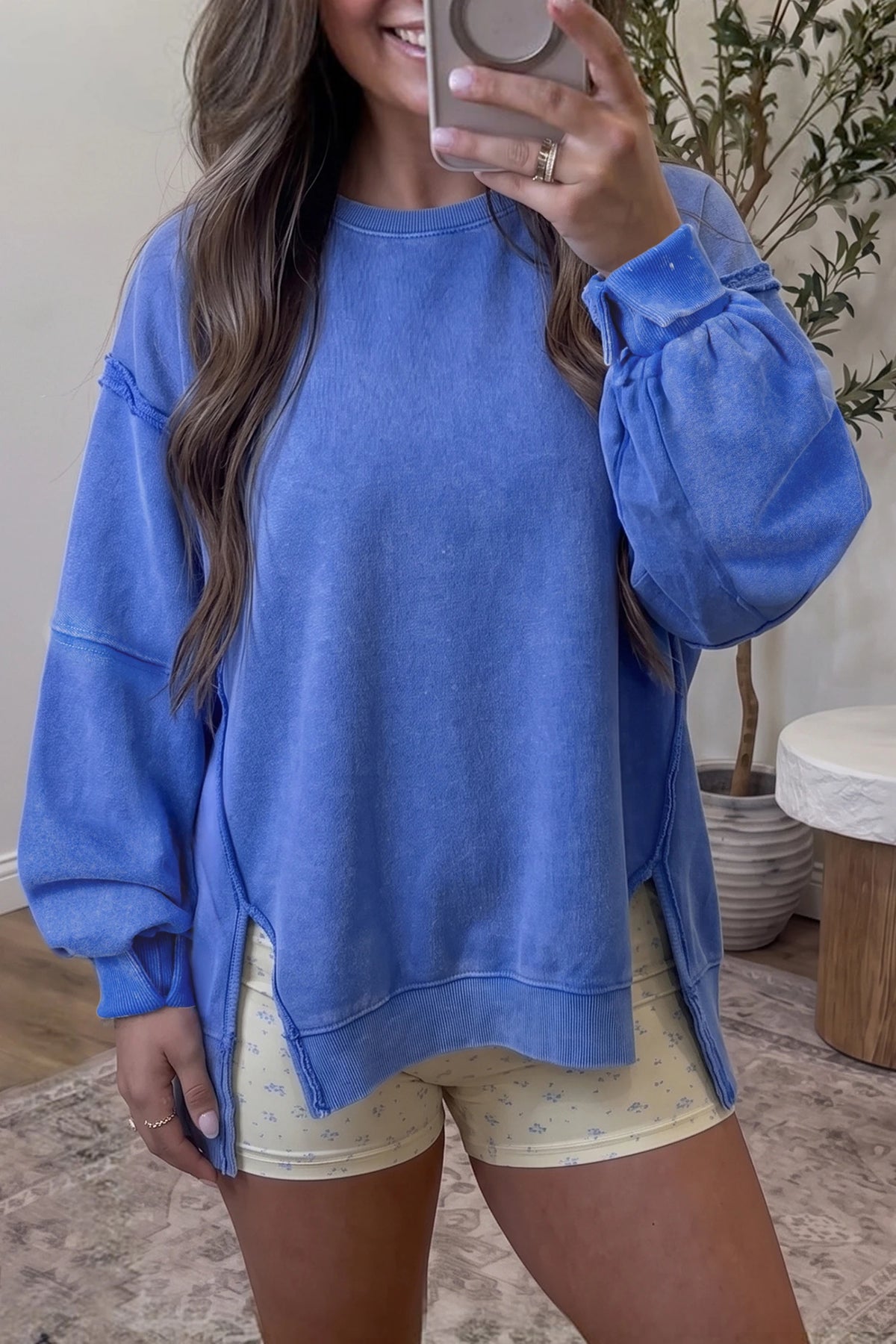 Nora Split Hem Top