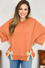 Palmer Floral Bow Baggy Sweatshirt