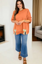Palmer Floral Bow Baggy Sweatshirt