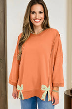 Palmer Floral Bow Baggy Sweatshirt