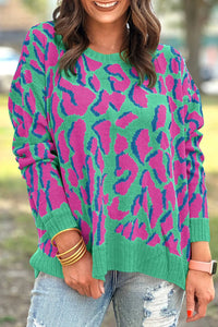 Paloma Ribbed Trim Baggy Sweater