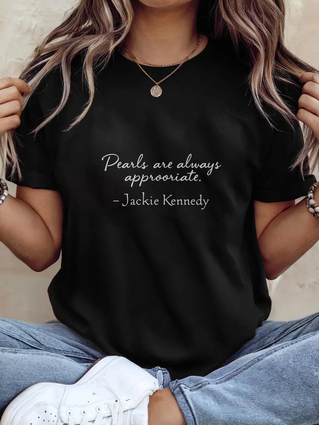 Pearls Tee