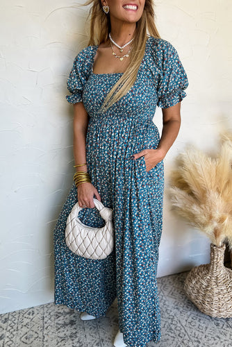 Pearla Vintage Floral Jumpsuit