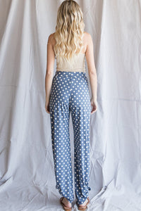 Peek-a-Boo Side Split Pants