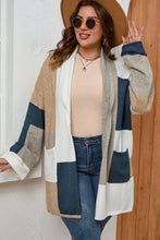 Pepper Colorblock Cardigan in Curvy