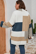 Pepper Colorblock Cardigan in Curvy