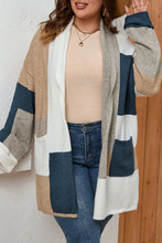 Pepper Colorblock Cardigan in Curvy