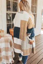 Pepper Colorblock Cardigan in Curvy