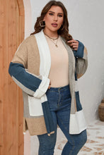 Pepper Colorblock Cardigan in Curvy