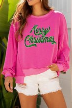 Pink Sequin Christmas Top