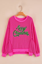 Pink Sequin Christmas Top
