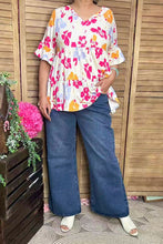 Poppy Floral Print Top in Curvy
