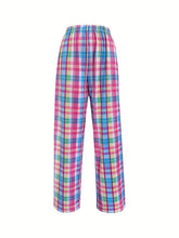 Power In Pattern Plaid Pants