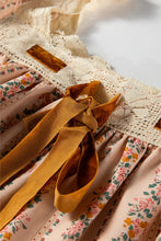 Prairie Velvet Bow Dress