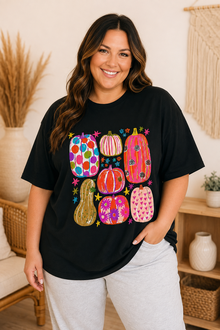 Pumpkin Pop Tee Curvy