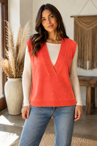 Pumpkin Spice Sweater Vest