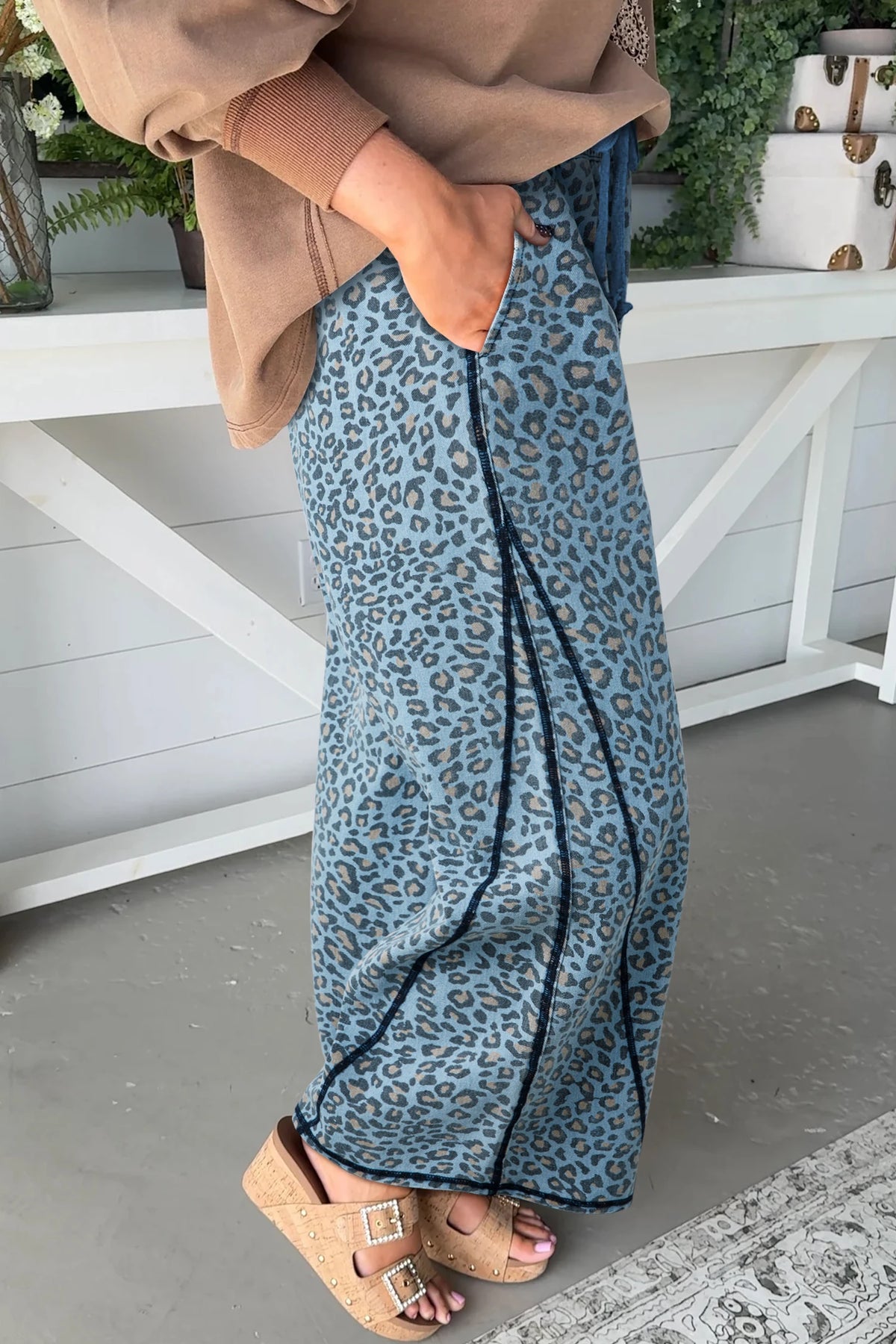 Quinlan Leopard Pants