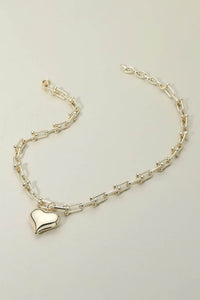 Queelie Puffy Heart Necklace