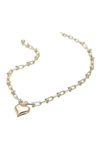 Queelie Puffy Heart Necklace